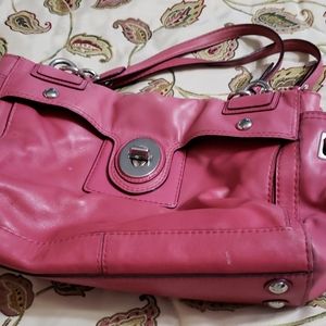 Beautiful rare pink Coach Bag